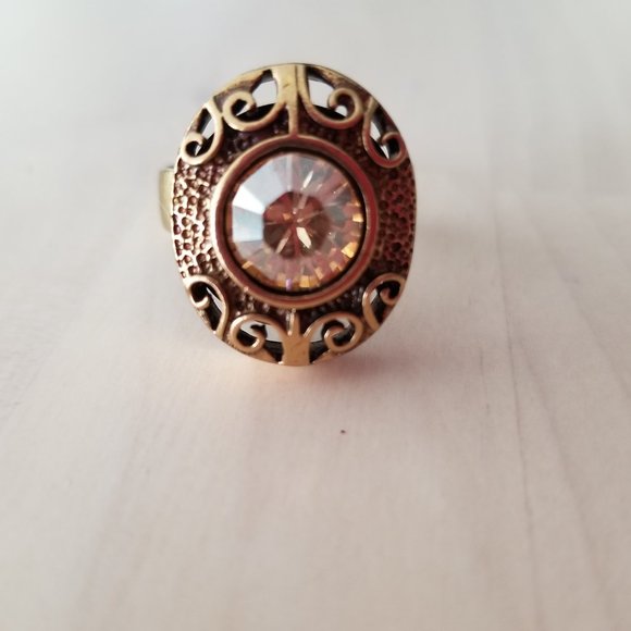 Swarovski Crystal Ring - Open end - Statement ring - Picture 3 of 11